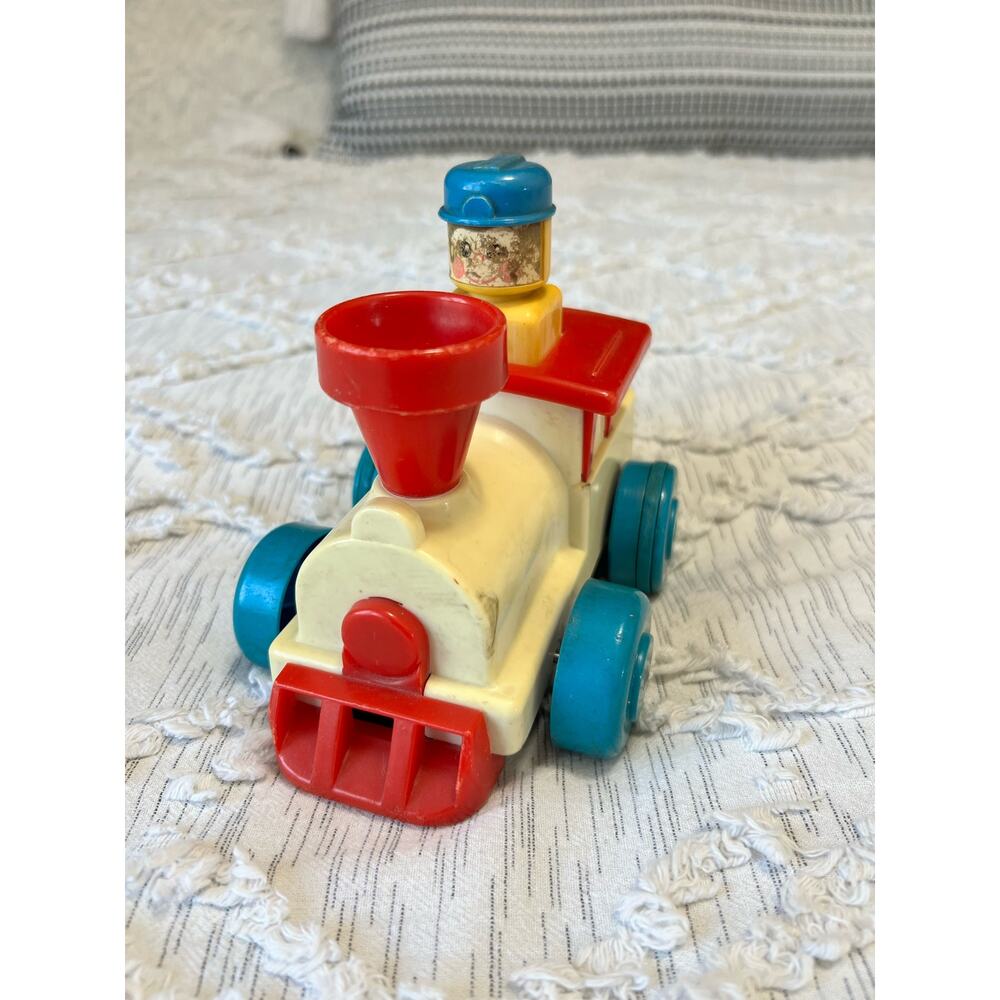 Vintage 1975 Tomy Push n Go Train Works